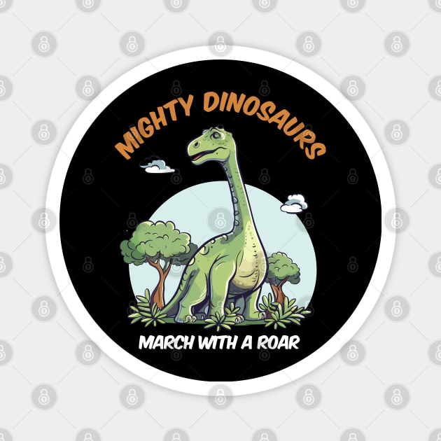 Brontosaurus Magnet by Yopi